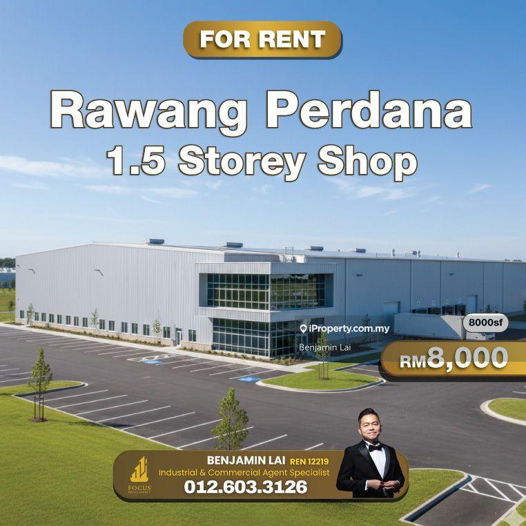 For Rent - Rawang perdana 1.5sty Factory for Rent
