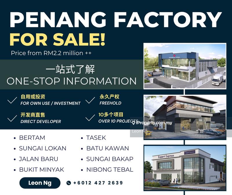 For Sale - Bertam / Butterworth / Batu Kawan / Sungai Bakap / Tasek / Nibong Tebal