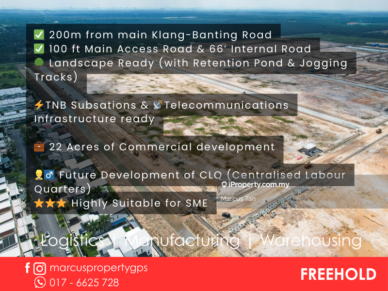 Semi-D Factory for Sale in Telok Panglima Garang, Jenjarom by Marcus Tan - iProperty.com.my