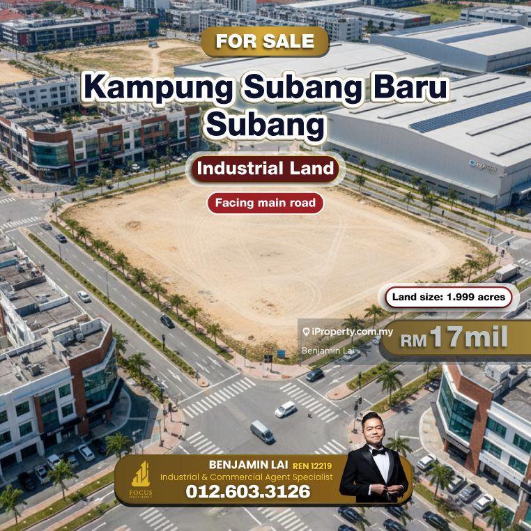 For Sale - Kampung Subang Baru, Subang Industrial Land For Sale