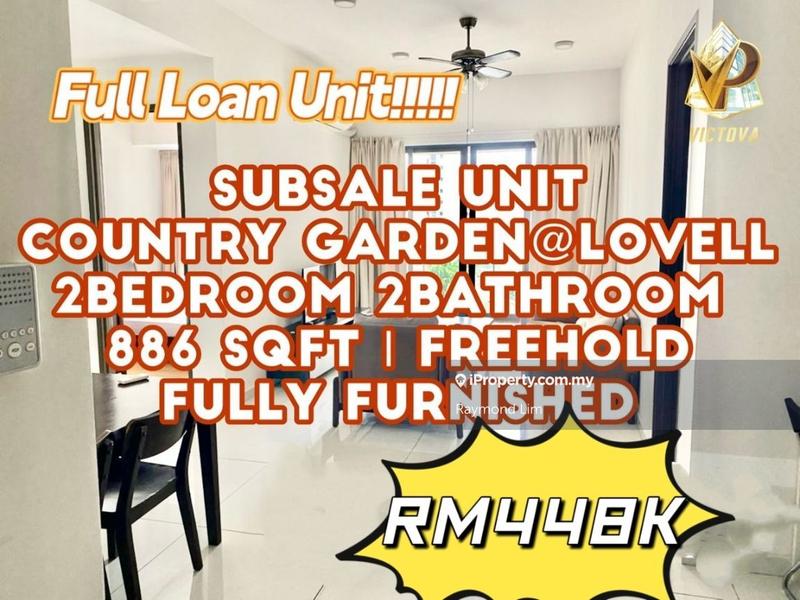 For Sale - Lovell @ Country Garden Danga Bay