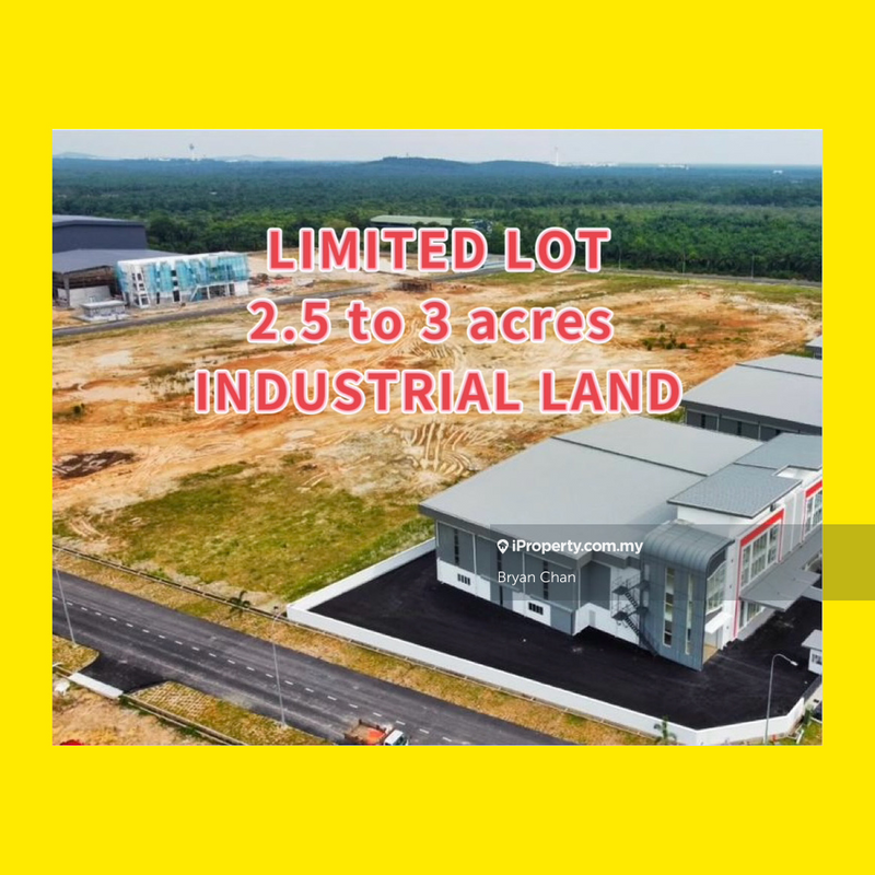 For Sale - RM110psf!! 2.5 to 3 acres Industrial Land, Suria Industrial Park Sepang