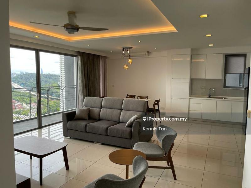 Kondominium untuk Disewa di The Westside One oleh Kennis Tan - Living Room - iProperty.com.my