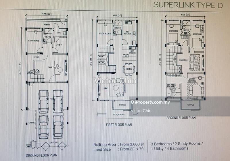 3-storey Terraced House for Sale in Puncak Indah, Ampang by Victor Chin - iProperty.com.my