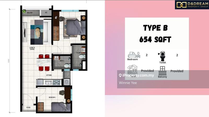 Residensi Servis untuk Dijual di Arcadia oleh Winnie Yee - iProperty.com.my