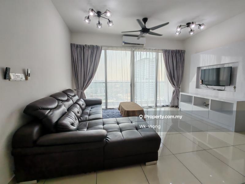 Kediaman Servis untuk Disewa di Woodsbury Suites oleh Wk Wong - Living Room - iProperty.com.my