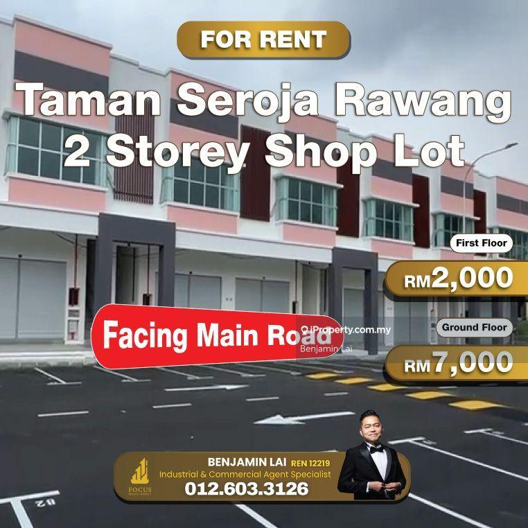 For Rent - Taman Seroja Rawang 2 Storey Shop Lot for Rent