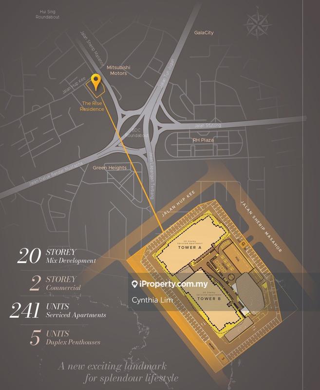 Service Residence for Sale in The Rise Residence by Cynthia Lim - iProperty.com.my