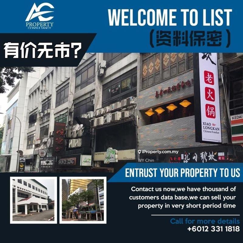 For Sale - 3 STOREY CORNER MAIN ROAD FRONTAGE ROi 4.7% ,DESA PETALING