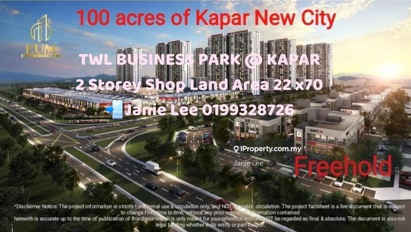 TWL Kapar New 2 Storey Shop PM Janie 019-932 8726
