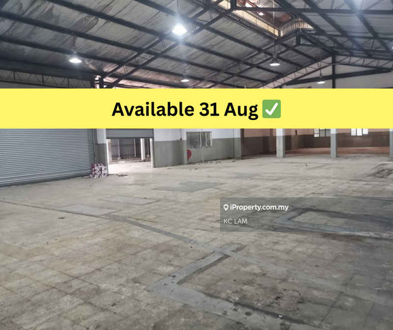 For Rent - Single Storey Semi- D | LA 16K Sqft | BU 9,540 Sqft |