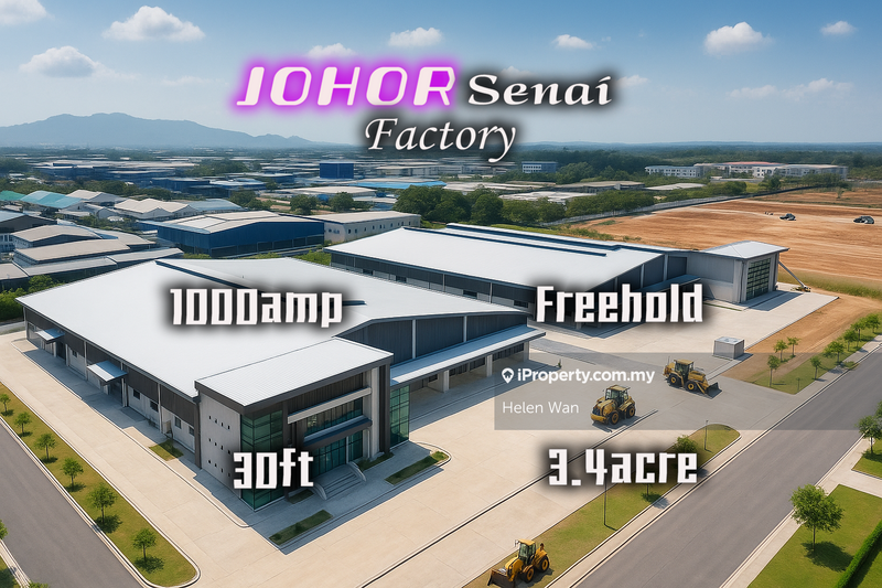 For Sale - 3.4acre Freehold Factory Senai Johor