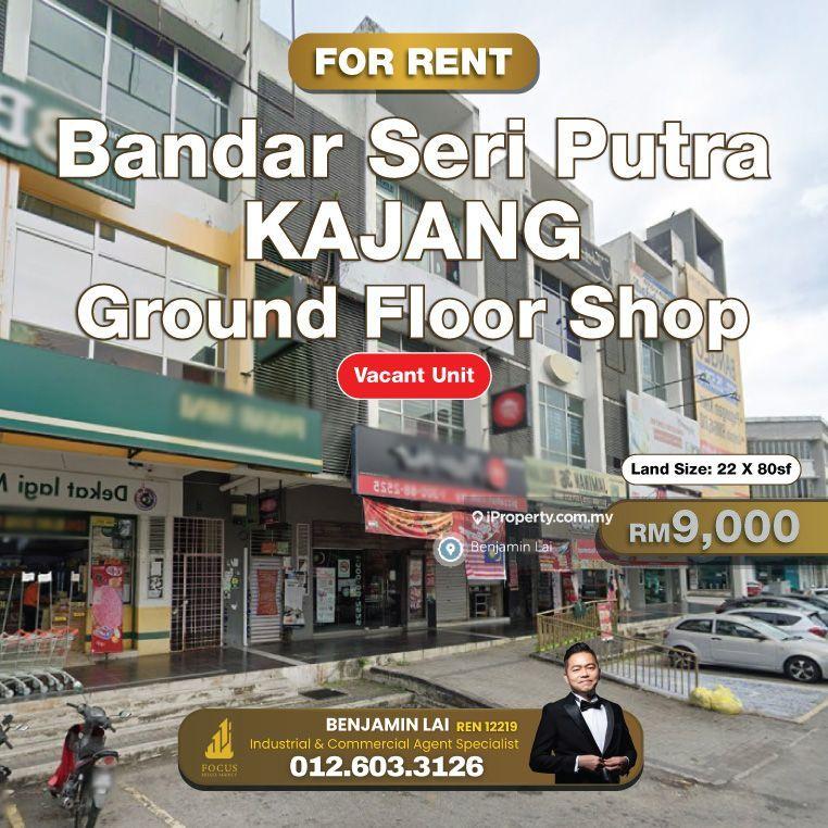 For Rent - Bandar Seri Putra, Kajang Ground Floor Shop for Rent