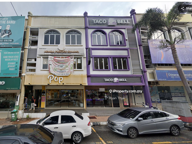 For Sale - Bangi Seksyen 9 Facing Mainroad, High ROI Shop Lot