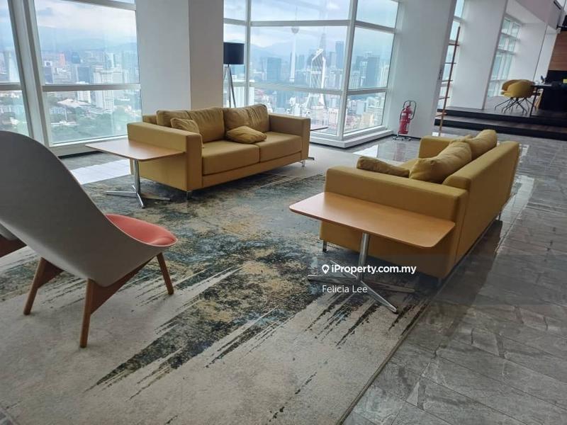 For Sale - Penthouse Office With KLCC & Lake Garden View