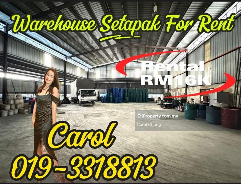 For Rent - Setapak warehouses (Very Limited )For Rent