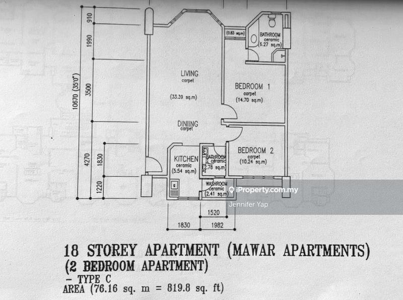 Pangsapuri untuk Dijual di Mawar Apartment oleh Jennifer Yap - iProperty.com.my