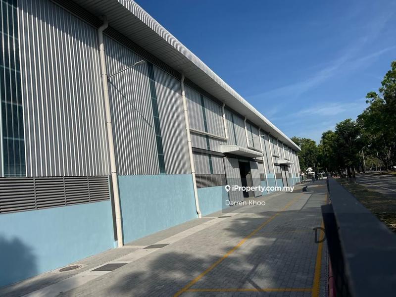 For Rent - 2.39 acres Pulau Indah , Westport Klang Brand New Warehouse with 3 storey office