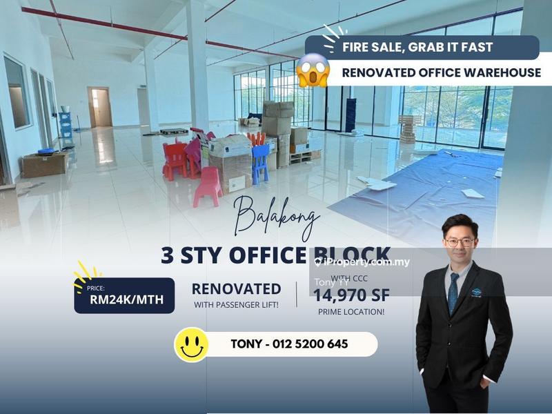 For Rent - Kawasan Perindustrian Balakong Jaya