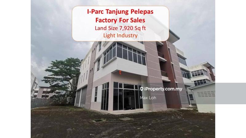 For Sale - I-Parc Tanjung Pelepas, Semi D Factory, Land 7,920 Sqf