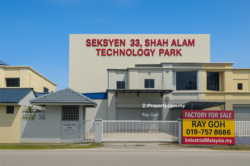 Semi-D Factory for Sale in Seksyen 33, Shah Alam by Ray Goh - iProperty.com.my