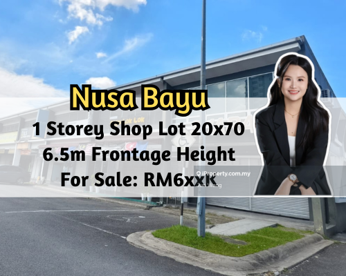 For Sale - Nusa Bayu 1 Storey Shop Lot
