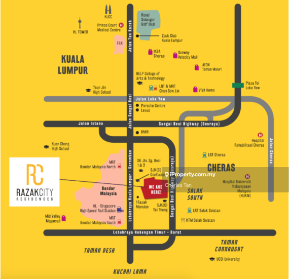 Residensi Servis untuk Dijual di Serviced Residence @ Razak City Residences (RC Residences) oleh Charles Tan - iProperty.com.my