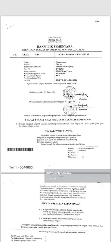 Gudang untuk Dijual di Marang, Terengganu oleh CC Khor - iProperty.com.my