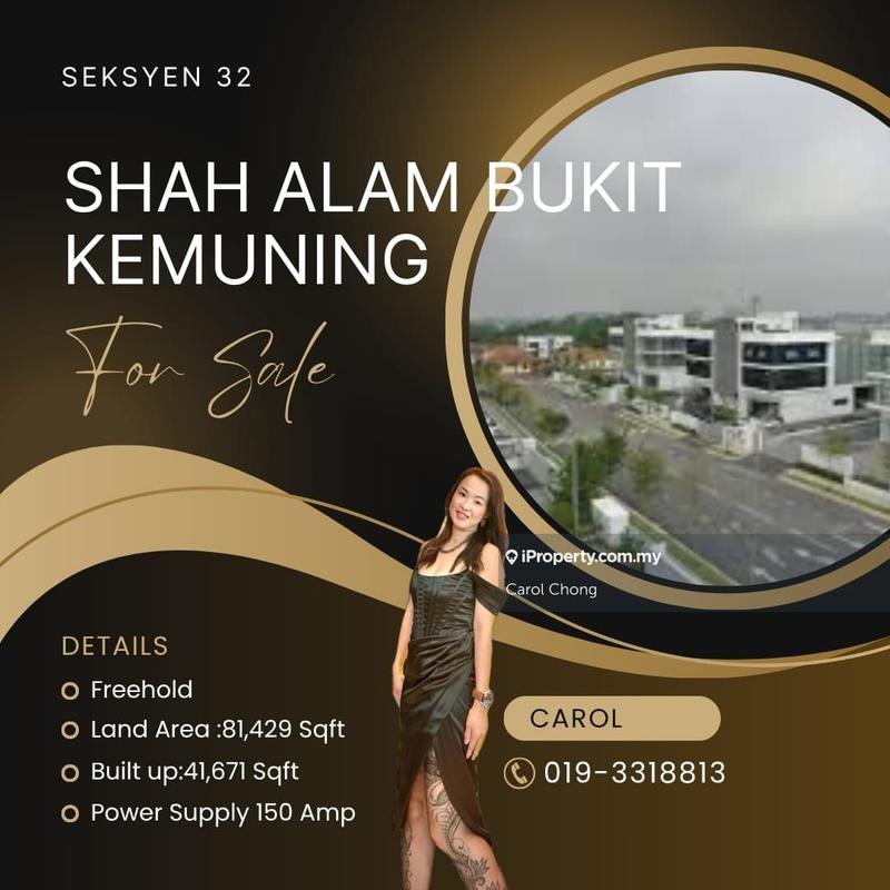 For Sale - Shah Alam Bukit Kemuning Detached Factory For Sale