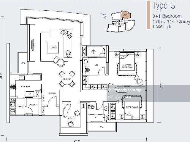 Kediaman Servis untuk Dijual di Twins @ Damansara Heights oleh Vanessa Chung - iProperty.com.my