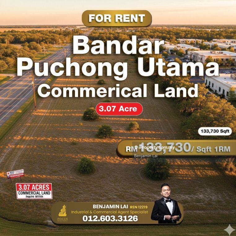 For Rent - Bandar Puchong Utama Commerical Land For Rent