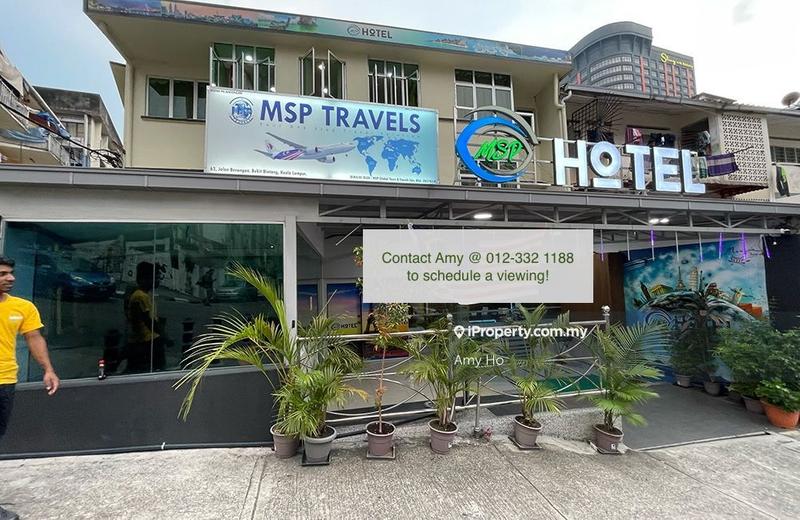 For Sale - 33-Bedrooms Hotel on 2 Adjoining 3-Storey Shop in Bukit Bintang