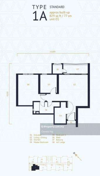 Service Residence for Sale in UNA Serviced Apartment by Oswald Ng - iProperty.com.my