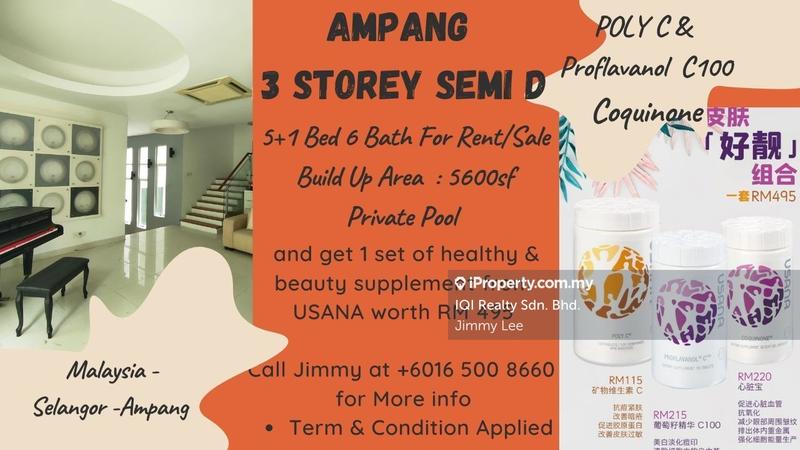 Rumah Berkembar untuk Dijual di Bukit Antarabangsa - Ampang - Siarah Oakleaf, Ampang oleh Jimmy Lee - iProperty.com.my