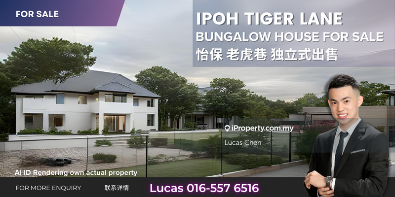 For Sale - Tiger Lane Ipoh Freehold Bungalow