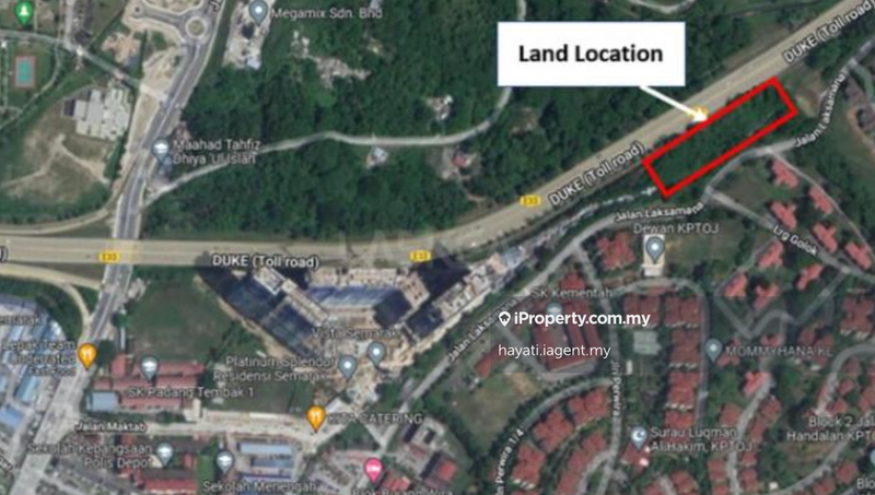 For Sale - DUKE Land, Semarak KL