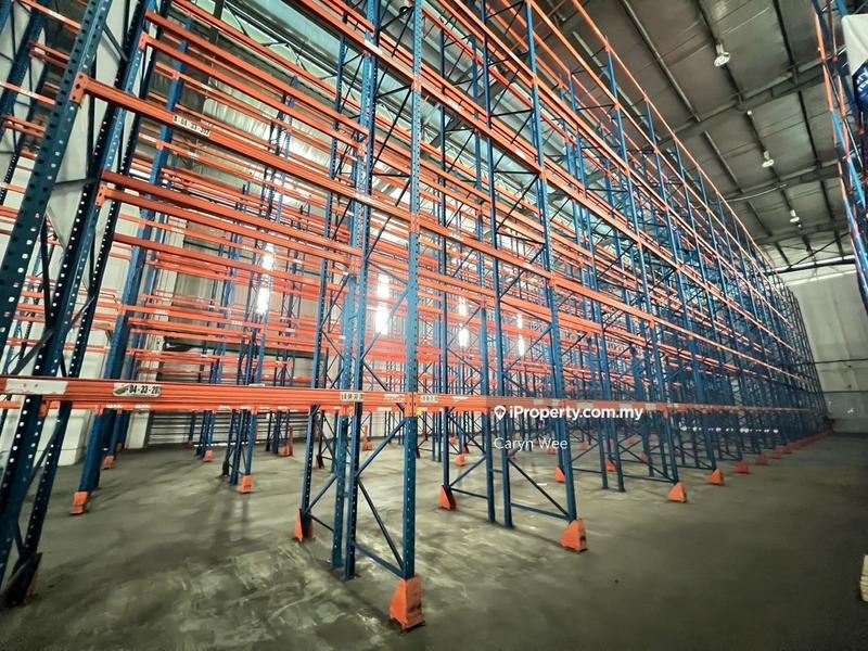 For Rent - RACKING READY 50ft height with LOADING BAY warehouse-factory for rent at Bukit Jelutong Shah Alam