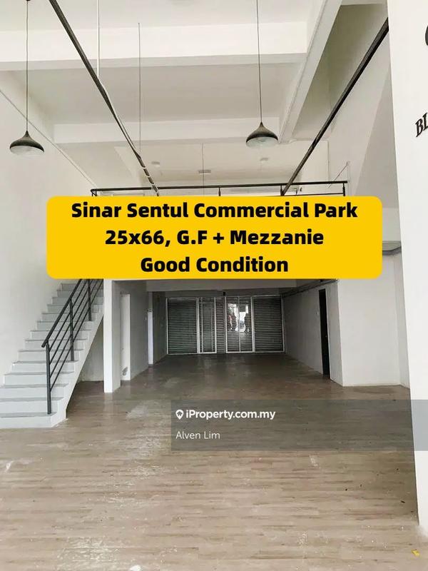 For Rent - Sinar Sentul, 24x75 Ground Floor High Ceiling Shop, Include Mezzanie Floor