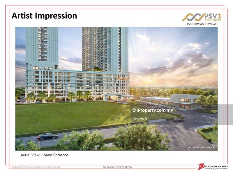 Apartment for Sale in PSV 1 Residences @ Platinum South Valley by Kenny YL - iProperty.com.my