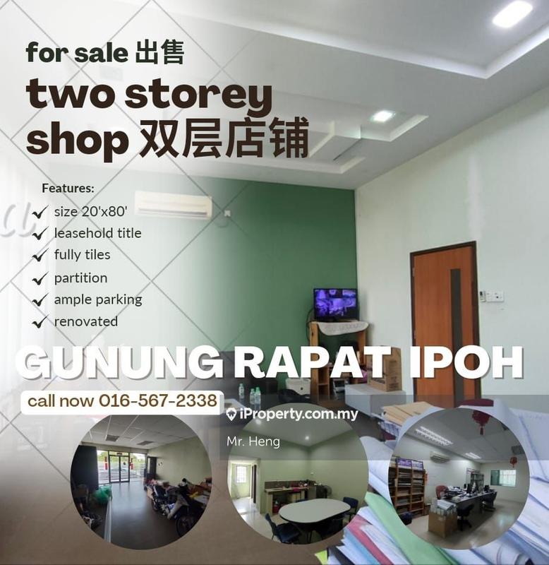 Shop for Sale in Gunung Rapat, Ipoh by Mr. Heng - iProperty.com.my