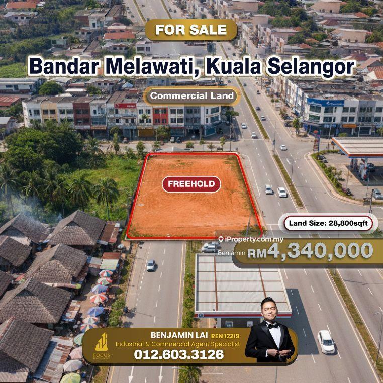 For Sale - Bandar Melawati, Kuala Selangor Commercial Land For Sale