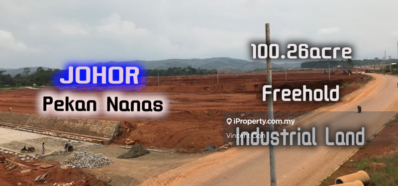For Sale - Johor Pekan Nanas 100.26acre Freehold Light & Medium Industrial Land