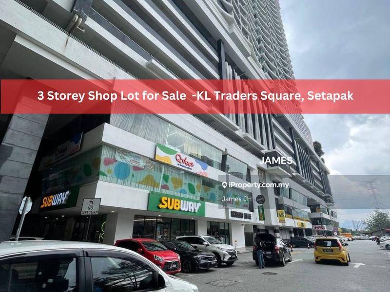For Sale - 3 STOREY KL TRADERS SQUARE | SELL W TENANCY | KUALA LUMPUR TRADERS SQUARE, SETAPAK, KL