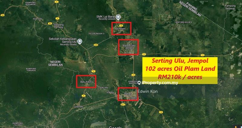 Agricultural Land for Sale in Taman Jempol, Bahau by Edwin Kon - iProperty.com.my