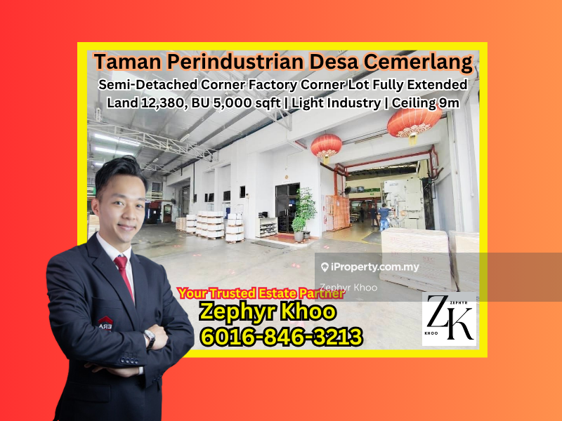 For Sale - Taman Perindustrian Desa Cemerlang Ulu Tiram Factory