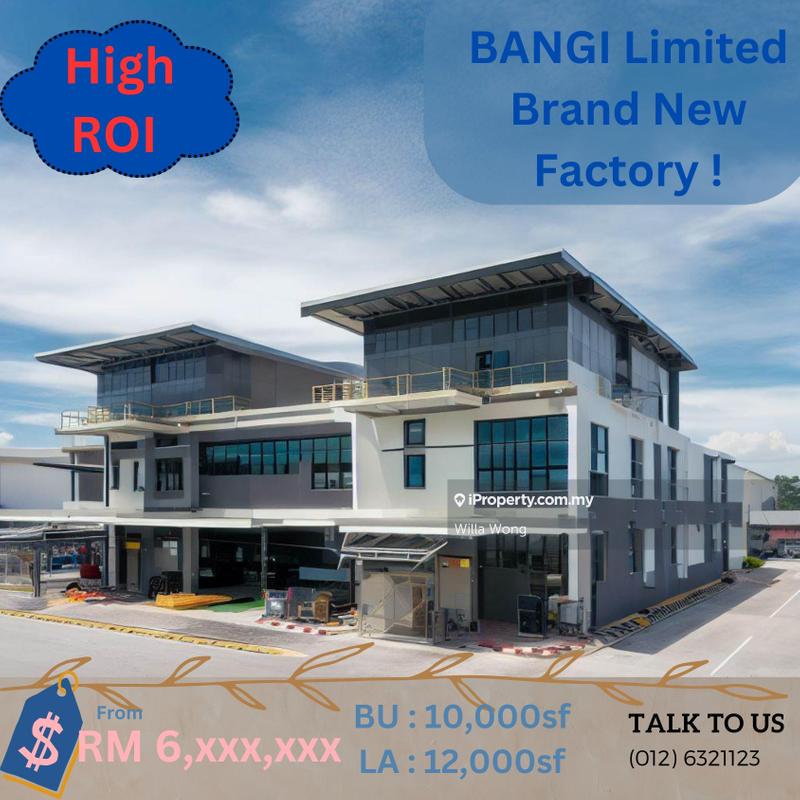For Sale - Bangi Factory For Sale