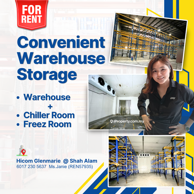 Warehouse for Rent in Hicom - Glenmarie Industrial Park, Shah Alam by Janie Wai - iProperty.com.my