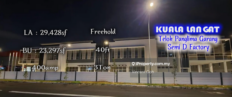For Sale - Tenda Industrial Park Brand New Freehold Semi Detached Factory