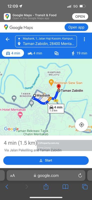 1-storey Terraced House for Sale in 1 Storey Terrace Taman Zaibidin Mentakab Pahang 1K, Mentakab by Estee Chong - iProperty.com.my