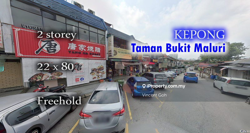 For Sale - Kepong Freehold 2 Storey Shoplot Mature Area